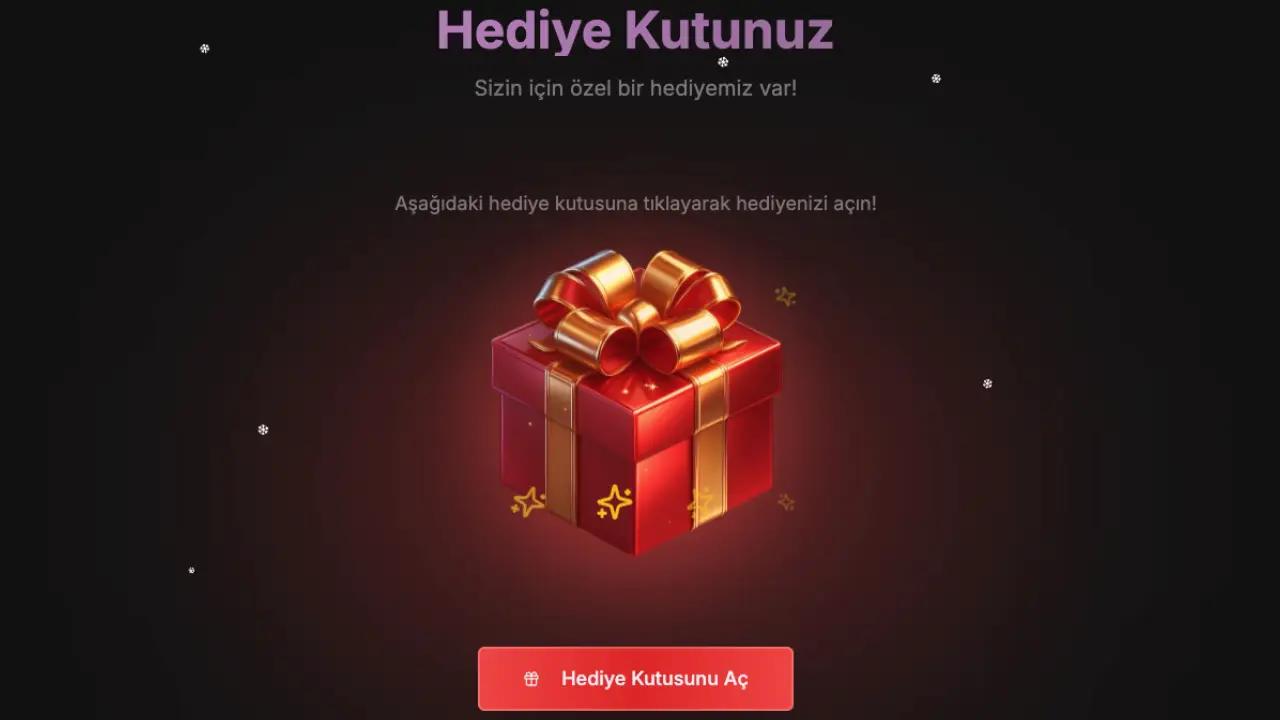 Hediye Kutu Sistemi Yayında - Günlük Sürpriz Ödüller Seni Bekliyor